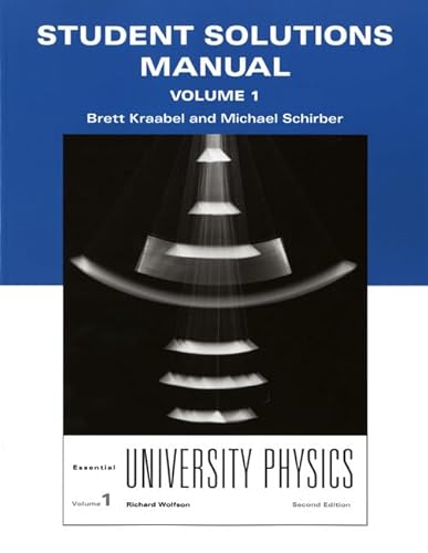Beispielbild fr Student Solutions Manual for Essential University Physics, Volume 1 zum Verkauf von SecondSale