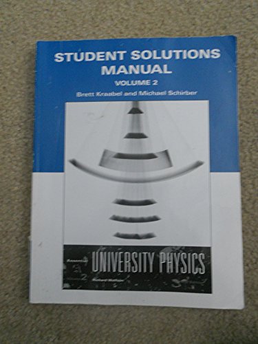 Beispielbild fr Student Solutions Manual for Essential University Physics, Volume 2 zum Verkauf von SecondSale