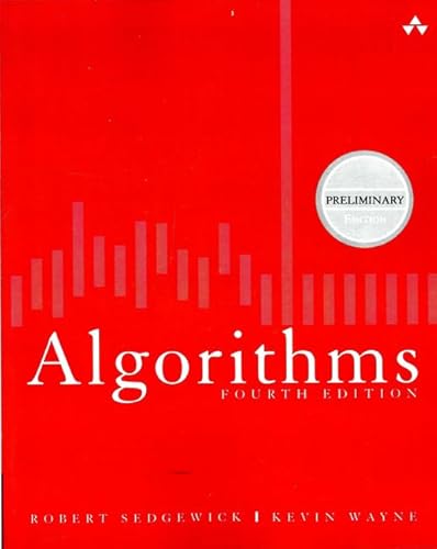 Algorithms, Preliminary Edition (9780321713179) by Sedgewick, Robert