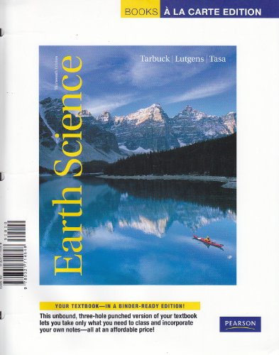 Beispielbild fr Earth Science, Books a la Carte Edition (13th Edition) zum Verkauf von HPB-Red