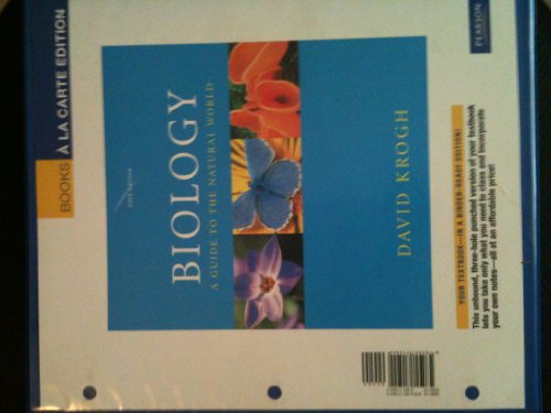 9780321715944: Biology: A Guide to the Natural World, Books a la Carte Edition (5th Edition)