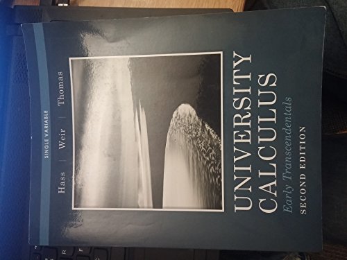 Stock image for University Calculus, Early Transcendentals (2nd Edition) for sale by BookHolders
