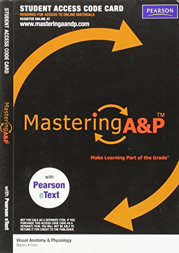 9780321717450: Mastering A&P with Pearson eText Student Access Code Card for Visual Anatomy & Physiology (ME Component)