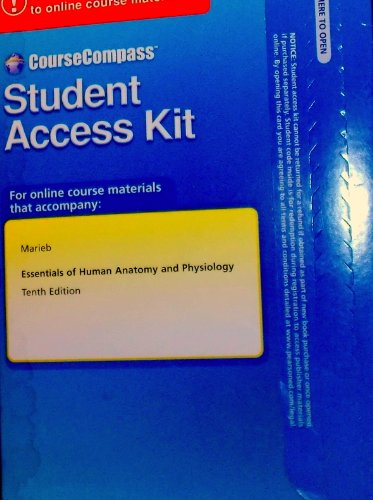 Essentials of Human Anatomy and Physiology Coursecompass Student Access Kit Pass code (9780321720467) by Marieb, Elaine N.