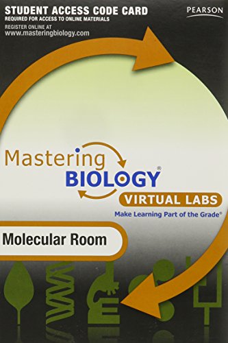 Mastering Biology without Pearson eText for -- Virtual Lab Molecular Room -- Standalone Access Card (9780321722720) by Brigham Young University