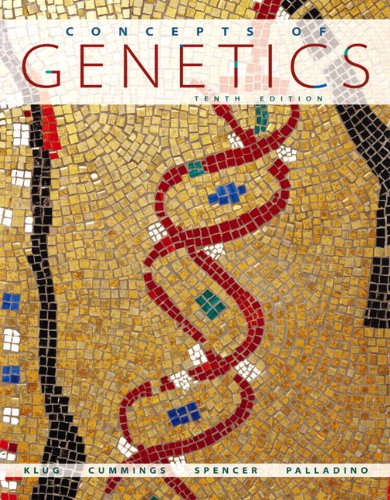 Stock image for Concepts of Genetics for sale by Irish Booksellers