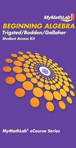 Stock image for Beginning Algebra -- MyLab Math Access Card (MyMathLab) for sale by Bulrushed Books