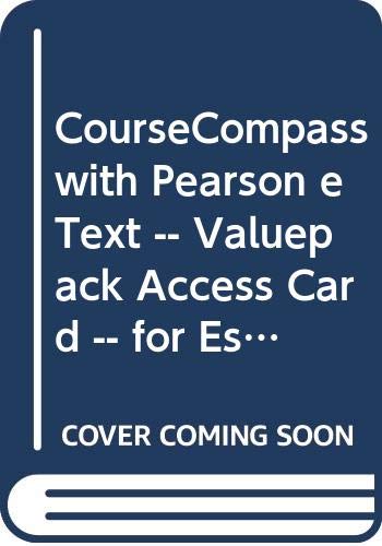 Imagen de archivo de CourseCompass with Pearson eText -- Valuepack Access Card -- for Essentials of Human Anatomy & Physiology (ME Component) a la venta por The Book Cellar, LLC