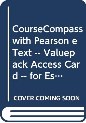 Stock image for CourseCompass with Pearson eText -- Valuepack Access Card -- for Essentials of Human Anatomy & Physiology (ME Component) for sale by The Book Cellar, LLC