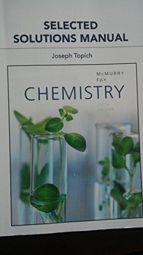 Stock image for Selected Student Solution Manual for Chemistry for sale by BookHolders