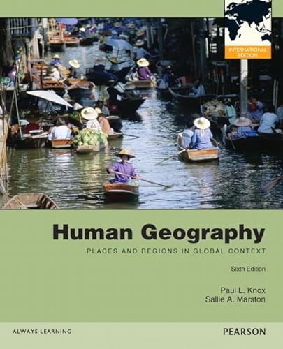 Stock image for Human Geography : Places and Regions in Global Context: International Edition for sale by Better World Books