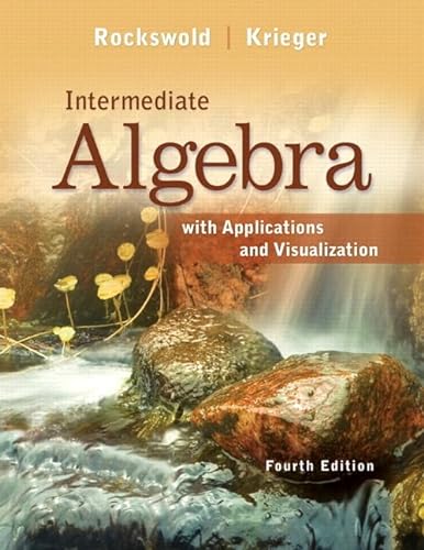 Beispielbild fr Intermediate Algebra with Applications & Visualization Plus NEW MyLab Math with Pearson eText -- Access Card Package (4th Edition) zum Verkauf von Your Online Bookstore