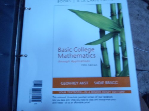 9780321729514: Basic College Mathematics through Applications Plus NEW MyLab Math with Pearson eText -- Access Card Package