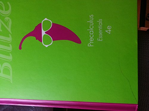 Imagen de archivo de Precalculus Essentials (4th Edition) - Standalone book a la venta por SecondSale