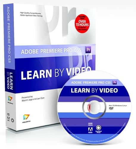Adobe Premiere Pro CS5: Learn by Video (Book with DVD-ROM) (9780321734846) by Video2brain