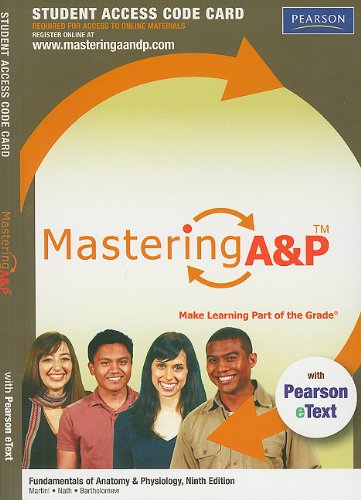 9780321737366: MasteringA&P with Pearson eText -- Standalone Access Card -- for Fundamentals of Anatomy & Physiology