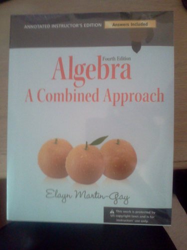 9780321738325: Annotated Instructor's Edition for Algebra