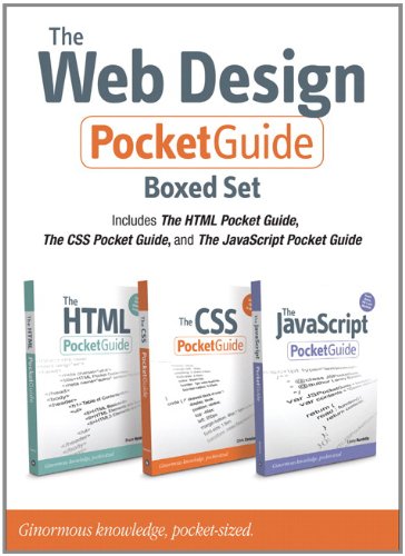 9780321743749: Web Design Pocket Guide Boxed Set (Includes The HTML Pocket Guide, The JavaScript Pocket Guide, and The CSS Pocket Guide), Th