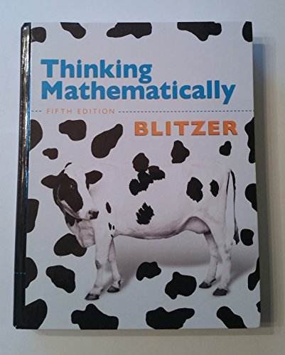 9780321744449: Thinking Mathematically plus MyMathLab with Pearson eText -- Access Card Package (5th Edition)