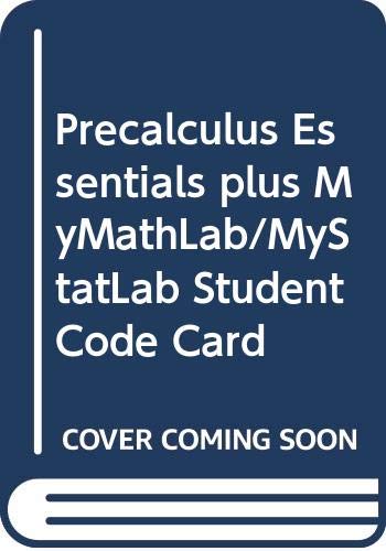 9780321744524: Precalculus Essentials