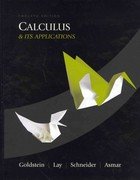 Calculus & Its Applications (9780321744630) by Goldstein, Larry Joel; Lay, David C.; Schneider, David I.; Asmar, Nakhle H.