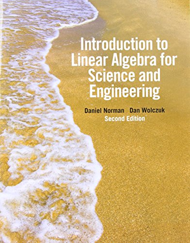 Beispielbild fr An Introduction to Linear Algebra for Science and Engineering zum Verkauf von Better World Books