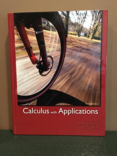 9780321749000: Calculus With Applications