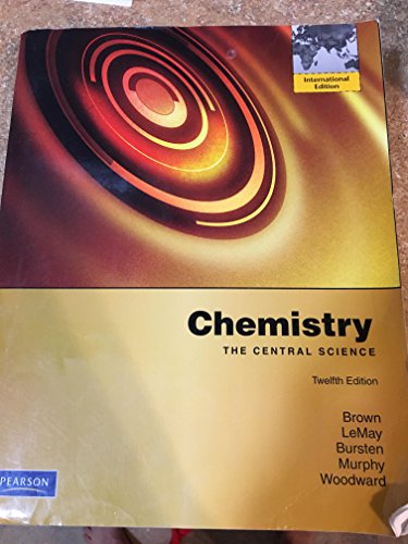 Stock image for Chemistry: The Central Science: International Edition for sale by Irish Booksellers