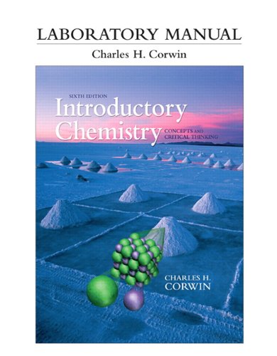 9780321750945: Laboratory Manual for Introductory Chemistry: Concepts and Critical Thinking