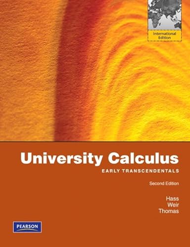 Beispielbild fr University Calculus, Early Transcendentals : International Edition zum Verkauf von Better World Books