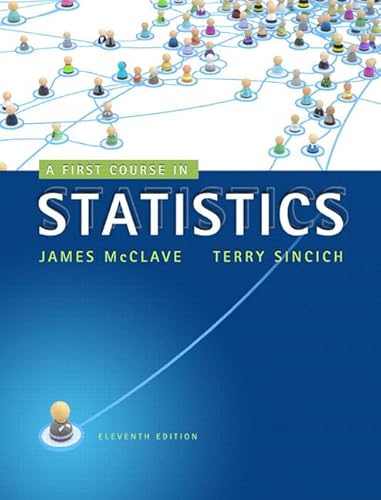 Stock image for A First Course in Statistics for sale by Better World Books