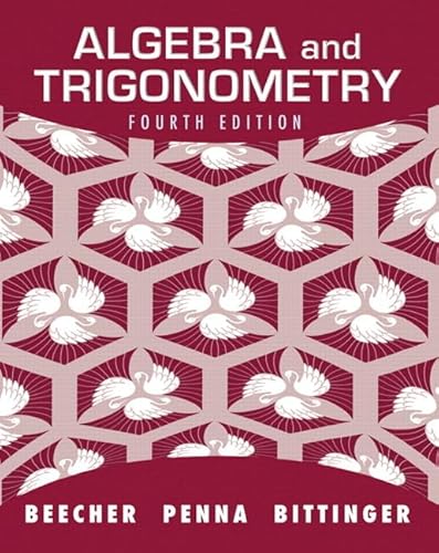 9780321759887: Algebra and Trigonometry