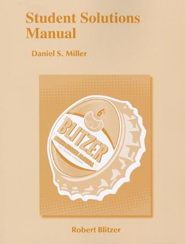Imagen de archivo de Student Solutions Manual for Intermediate Algebra for College Students a la venta por Goodwill Books
