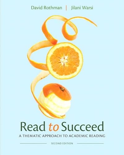 9780321761156: Read to Succeed: A Thematic Approach to Academic Reading