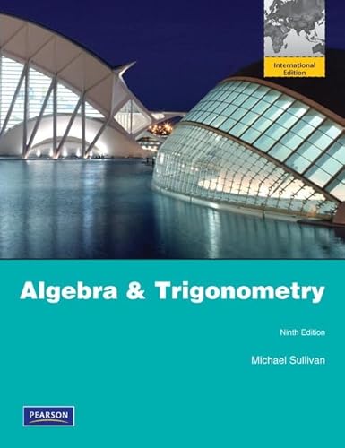 9780321761224: Algerba & Trigonometry (Pearson 9th Edition)