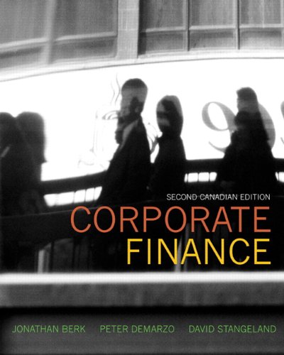 Stock image for Corporate Finance, Second Canadian Edition with MyFinanceLab (2nd Edition) for sale by Discover Books