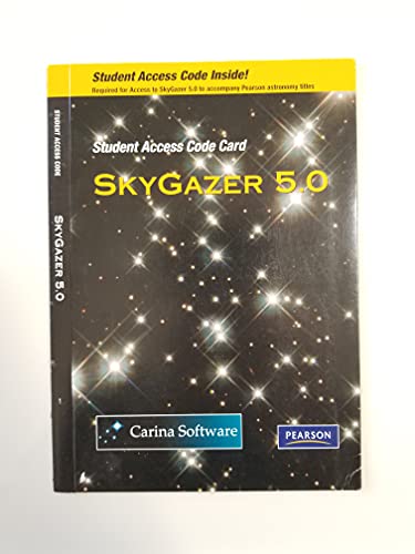 9780321765185: SkyGazer 5.0 Student Access Code Card (Integrated component)