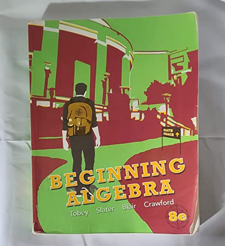 Beginning Algebra 8th Edition Pdf Tobey