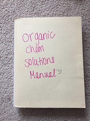 Beispielbild fr Solutions Manual for Organic Chemistry zum Verkauf von Orion Tech