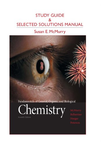 Stock image for Study Guide and Selected Solutions Manual for Fundamentals of General, Organic, and Biological Chemistry for sale by HPB-Red