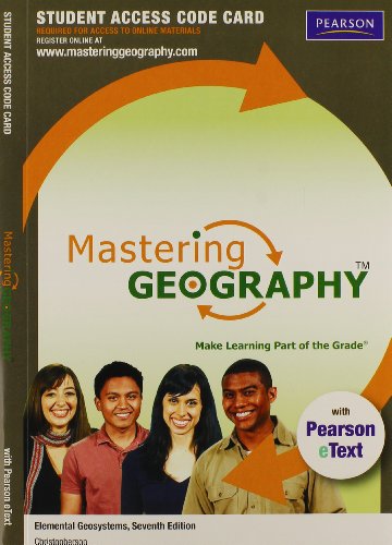 Elemental Geosystems MasteringGeography Access Code: With Pearson Etext (9780321776181) by Christopherson