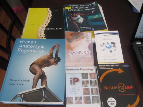 9780321776969: Human Anatomy & Physiology and Lab Manual/MasteringA&P with Pearson eText Access Card/Interactive Physiology 10-System Suite CD/A Brief Atlas of the Human Body -- Package (8th Edition)