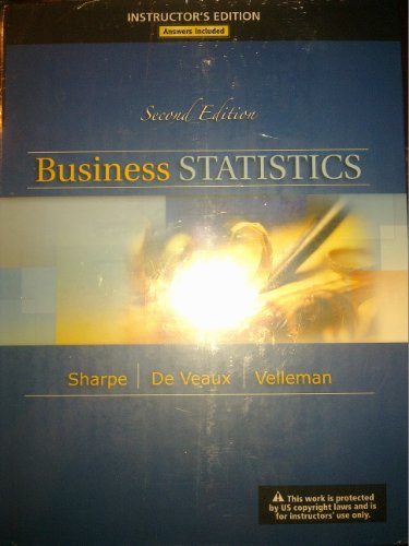 Imagen de archivo de Business Statistics with XLSTAT Access Kit (Annotated Instructor Edition) a la venta por HPB-Red