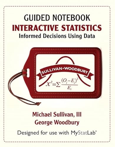 Imagen de archivo de Student Guided Notebook for Interactive Statistics : Informed Decisions Using Data a la venta por Better World Books: West