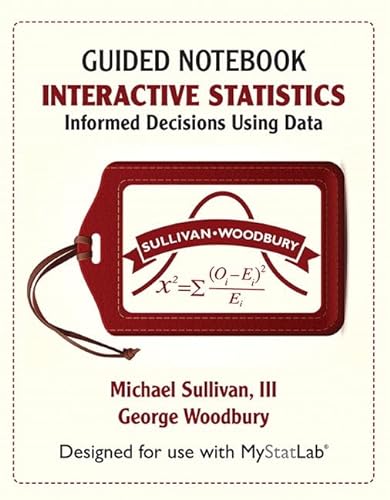 Stock image for Student Guided Notebook for Interactive Statistics: Informed Decisions Using Data for sale by HPB-Red