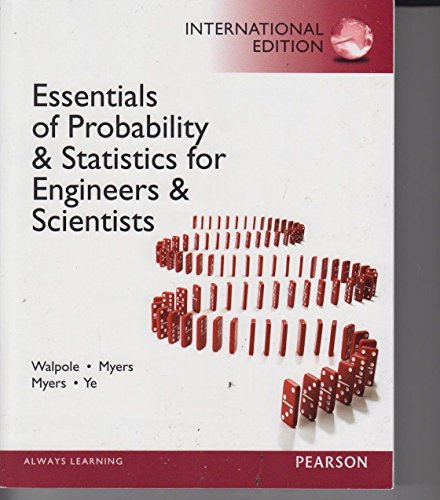 Stock image for Essentials of Probability Statistics for Engineers Scientists for sale by Goodwill of Colorado