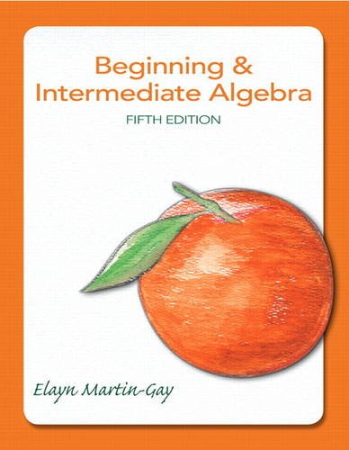 Stock image for Beginning Intermediate Algebra (5th Edition) for sale by Goodwill of Colorado