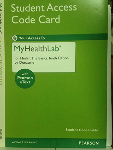 Beispielbild fr MyHealthLab -- Valuepack Access Card -- for Health: The Basics zum Verkauf von Wrigley Books