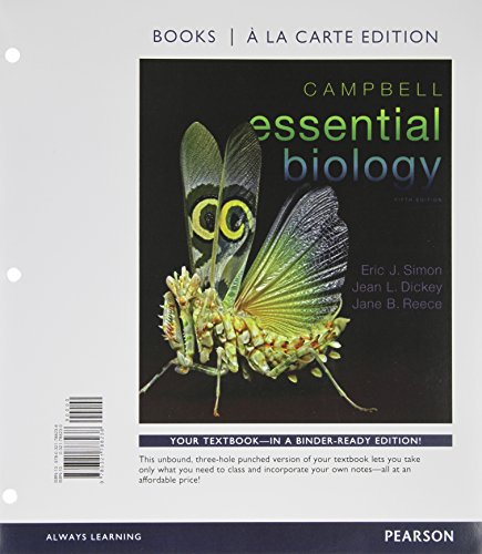 9780321788238: Campbell Essential Biology, Books a la Carte Edition (5th Edition)