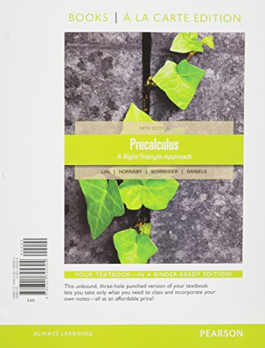 Imagen de archivo de Precalculus, Books A La Carte Edition (5th Edition) a la venta por Save With Sam